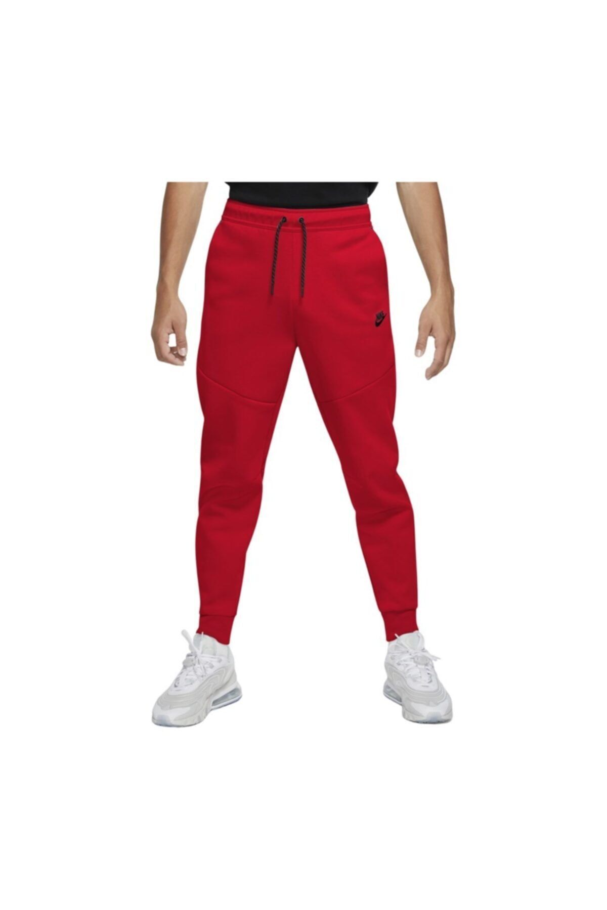 Nike tech fleece red pants outlet