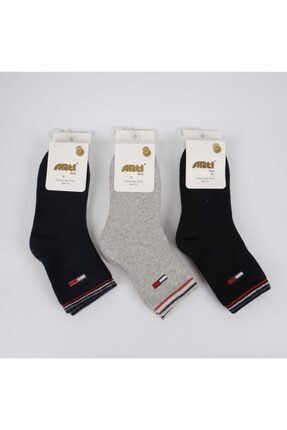 Tomhi 3'lü Erkek Çocuk Havlu Soket Çorap 250130