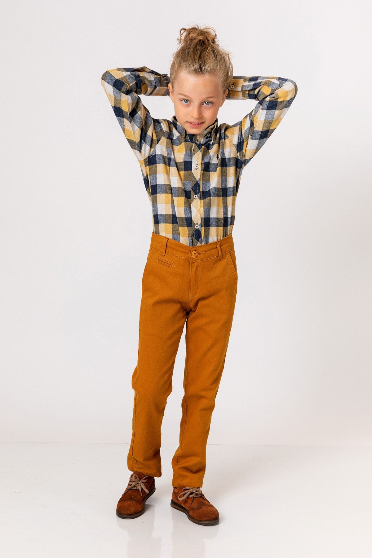 incity-Boy's Mustard Pants 1