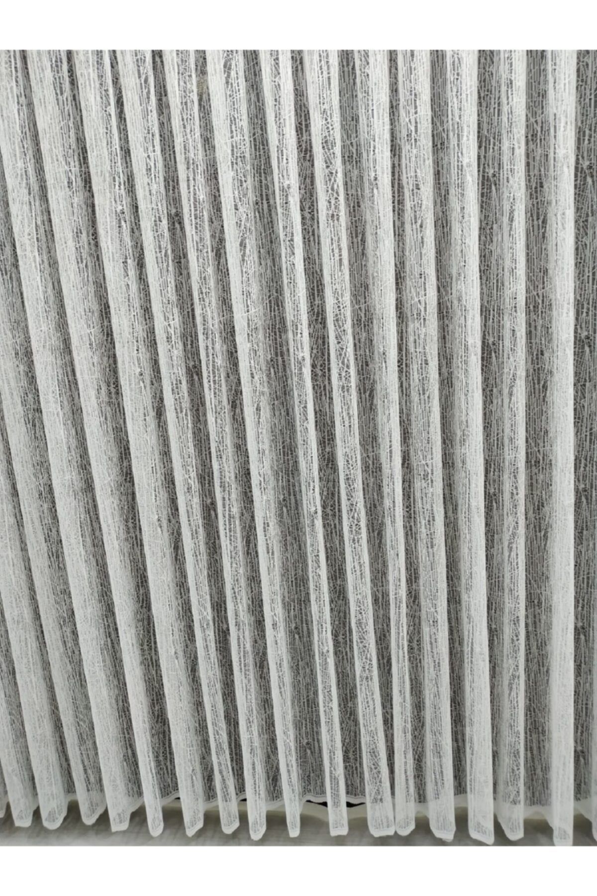 Tül Shop-Sport Patterned Glass Broken Matching Tulle Curtain Will Be Shipped on the Same Day! 1x2 Sparse Pleated 4