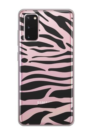Samsung Galaxy S20 Fe Zebra Tasarımlı Süper Şeffaf Telefon Kılıfı samsungs20fetrdn1243.jpg