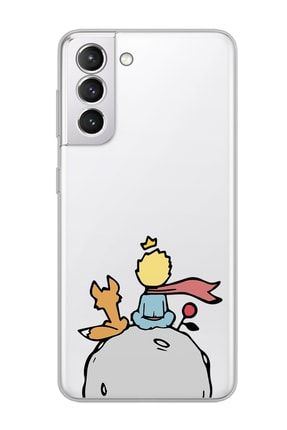 Samsung Galaxy S21 Fe Küçük Prens Tasarımlı Süper Şeffaf Telefon Kılıfı samsungs21kucuk-prens-0331.jpg