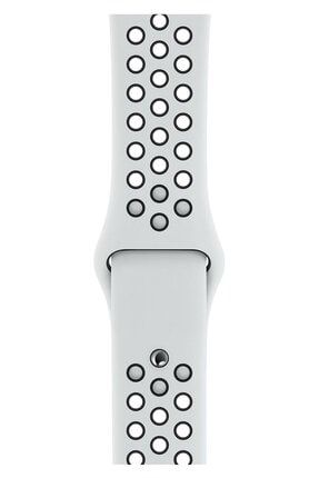 Apple Watch Silikon Kayış Delikli Kordon Uyumlu Seri 1 2 3 4 5 6 7 Se 42mm/44mm/45mm AWNKE42