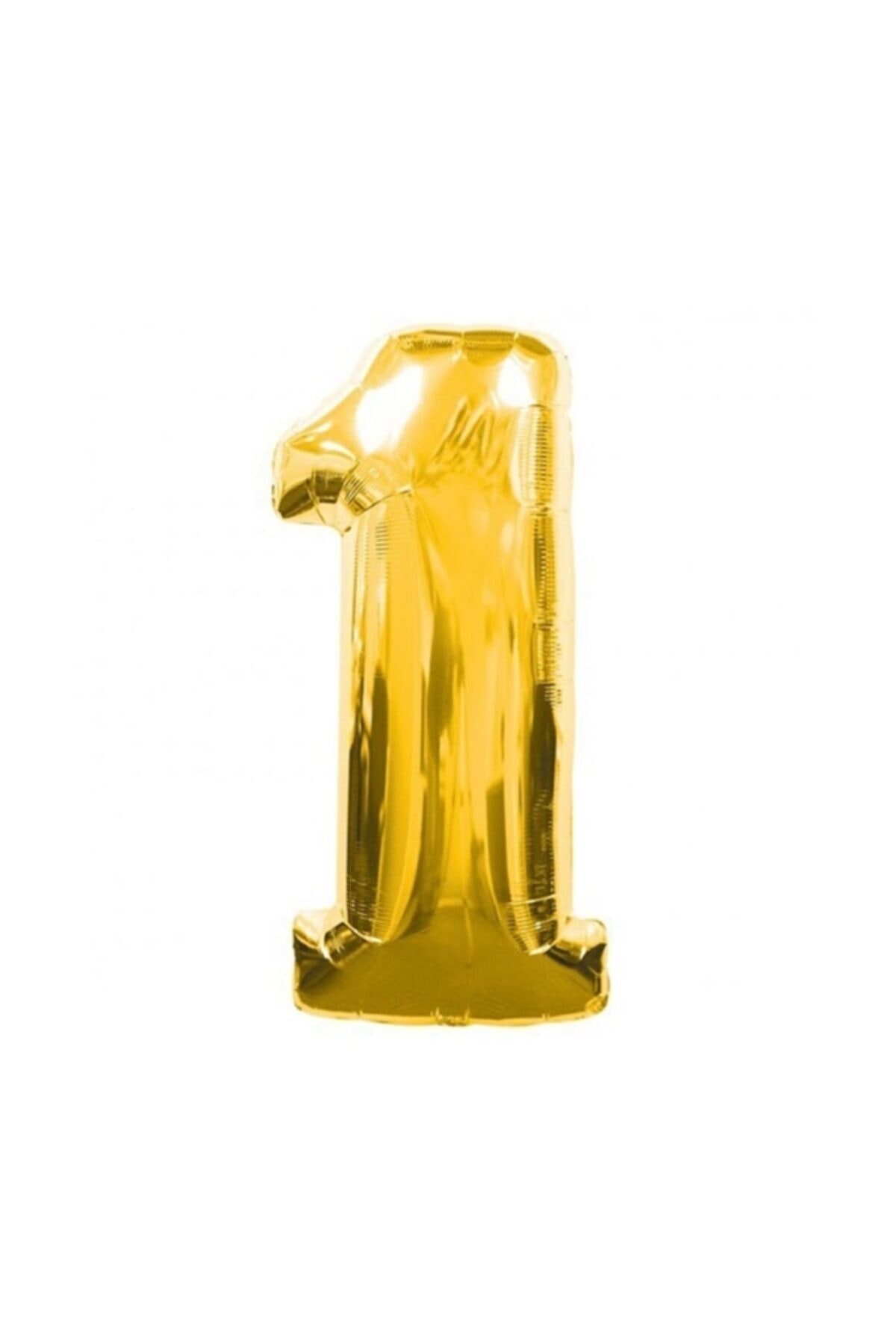 Genel Markalar Altın Sarısı Folyo Rakam Balon 1 Metre