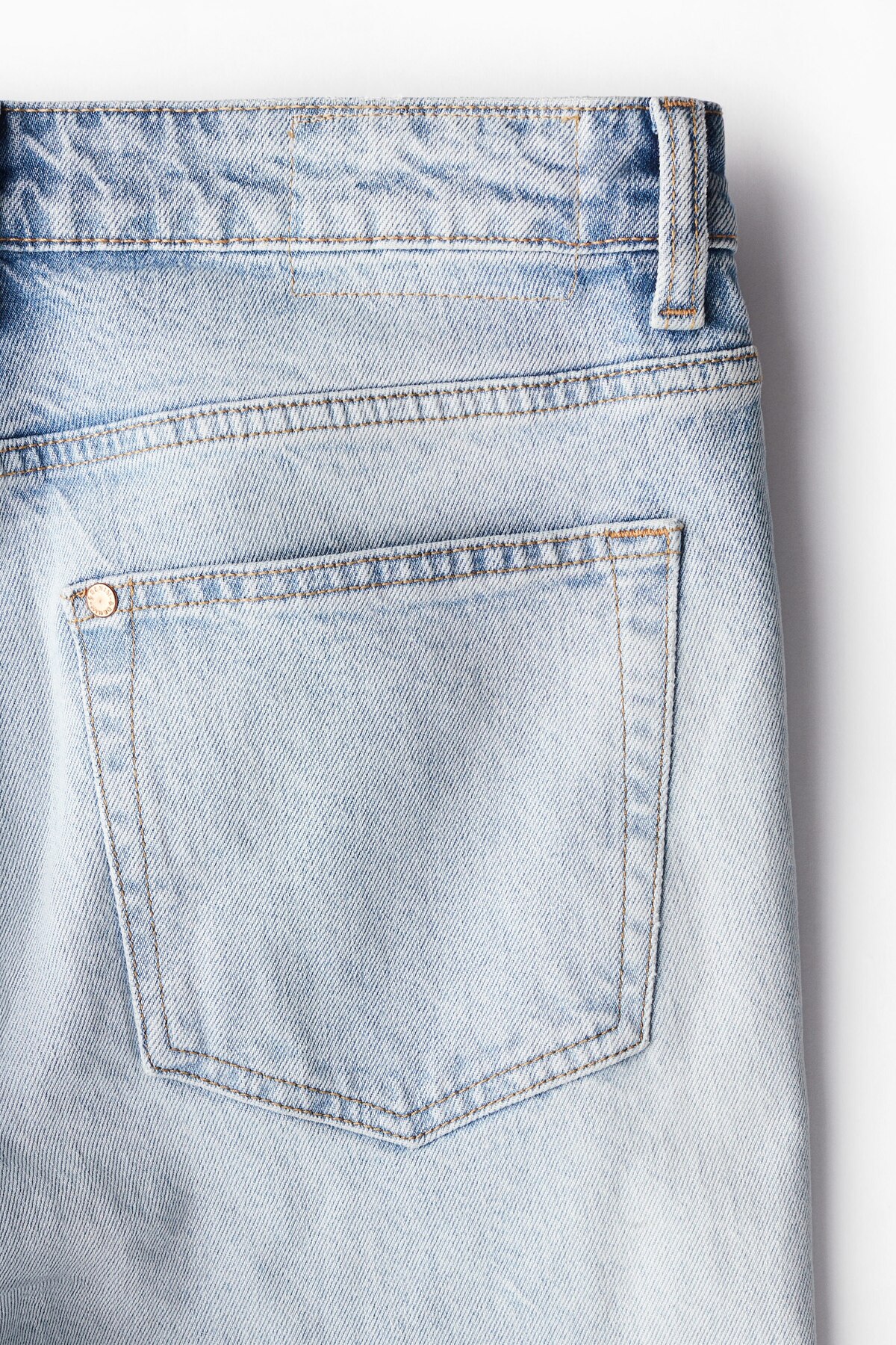 H&M Straight Regular Jeans görsel 2