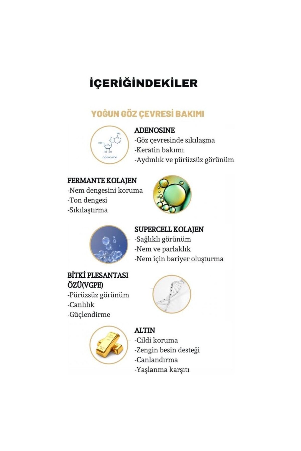 Dermal-3-Layer Gold Eye Mask & Revitalizing, Regenerating, Calming Collage with Centella Asiatica Extract 4