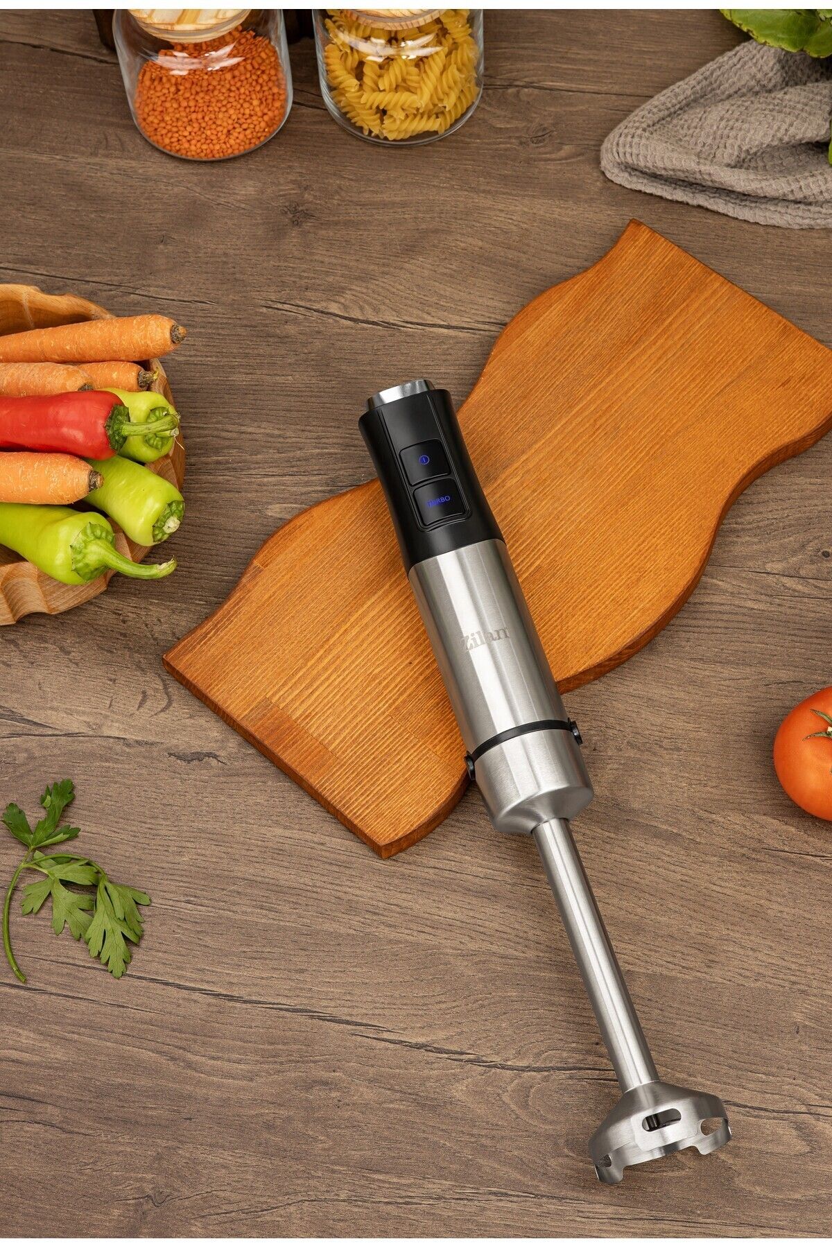 Zilan Zln3984 | Dikey El Blender | 1200w 12 Hız | Turbo | Paslanmaz Çelik Bıçaklar