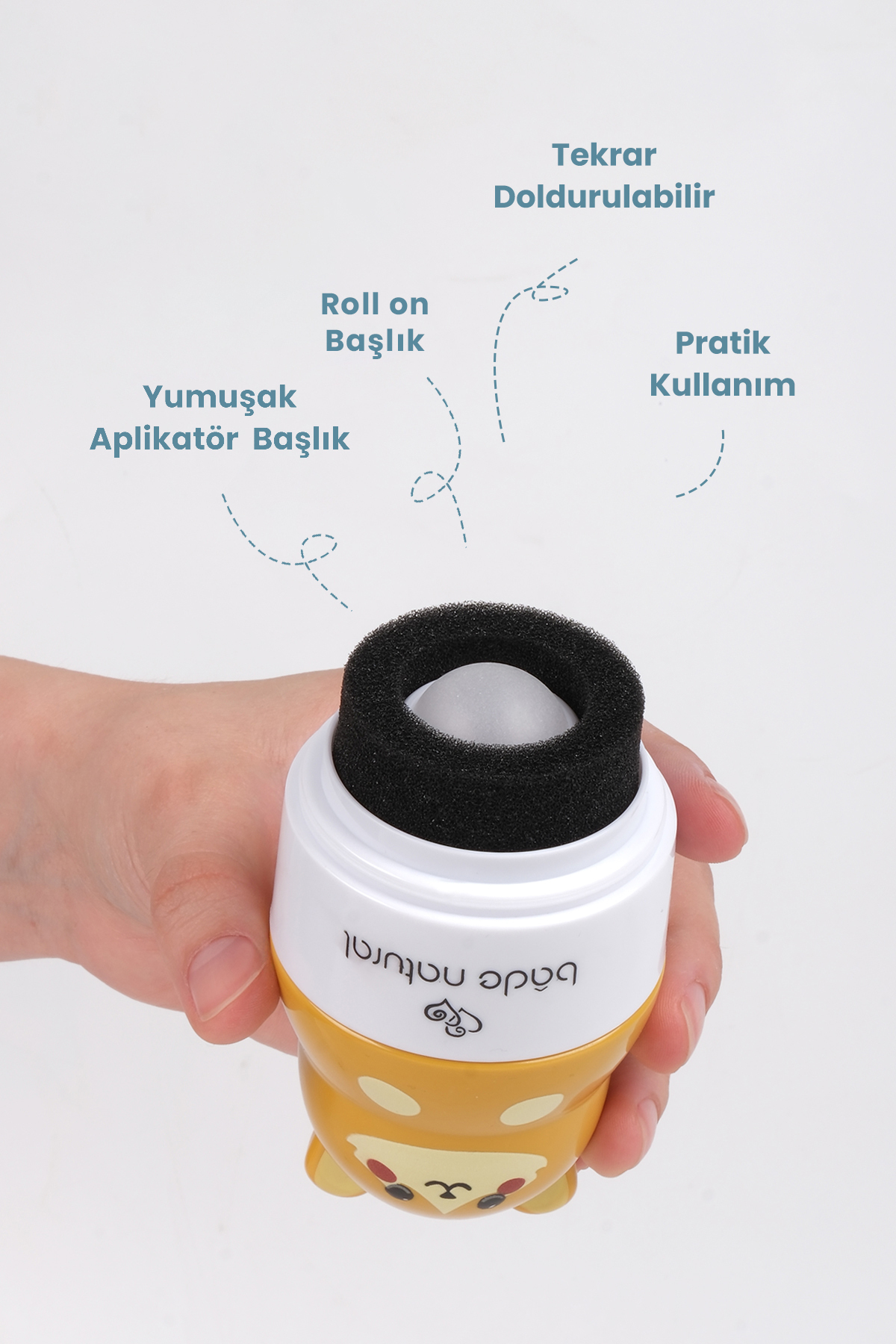 Bade Natural Çocuk Güneş Koruyucu Losyon 50+ SPF %100 Doğal Refill Paket + Kedi Figürlü Aplikatör Set fotoğrafı 3 (önizleme)