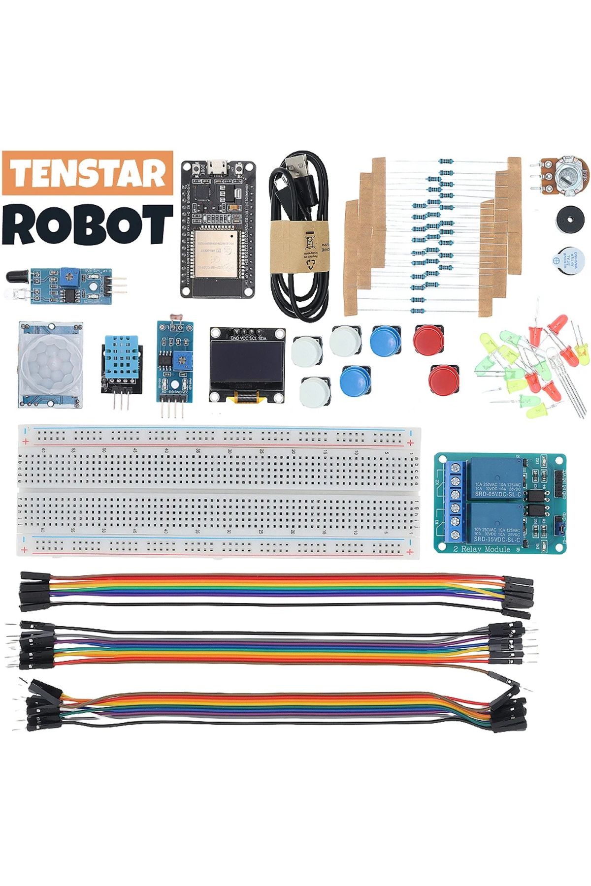 Choice-Basic Starter Kit For Esp32 Esp-32s Wifi Development Board Project Learning Kit With Tutorials Es... 2