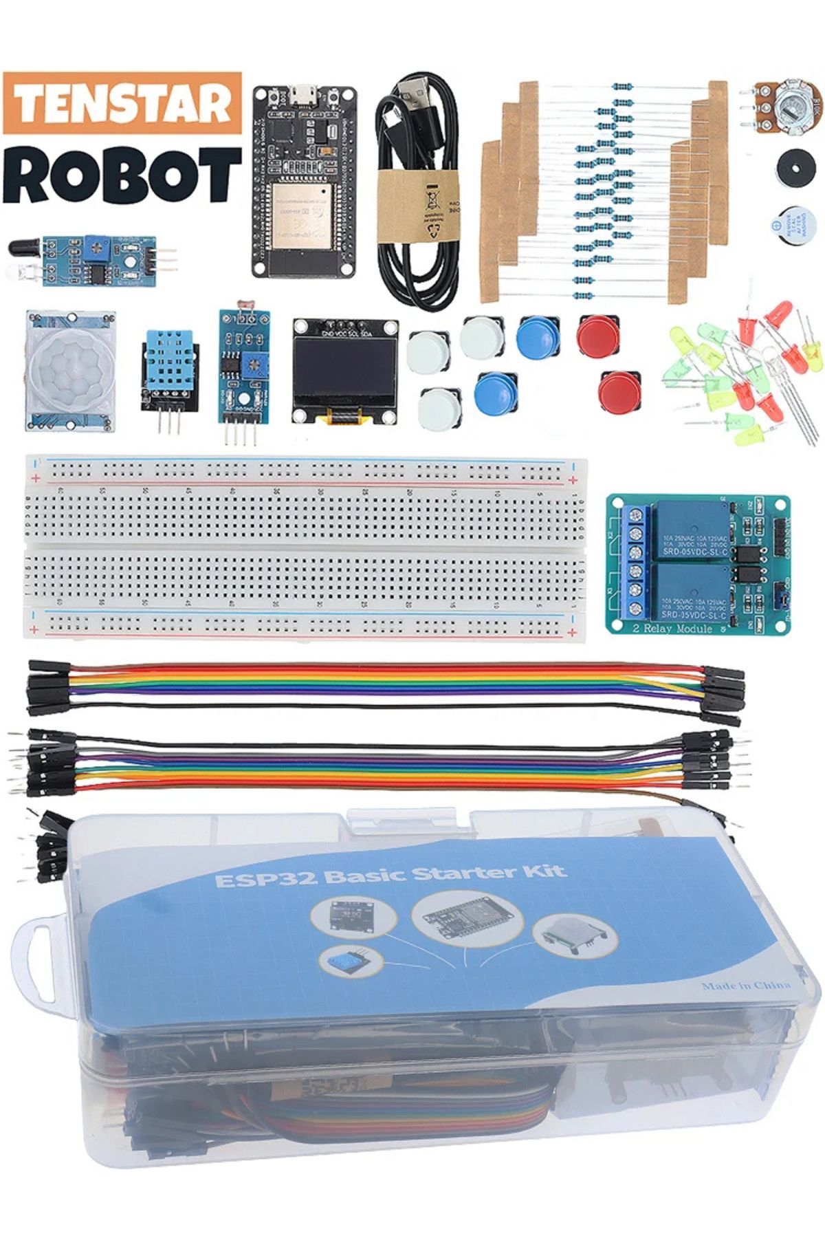 Choice-Basic Starter Kit For Esp32 Esp-32s Wifi Development Board Project Learning Kit With Tutorials Es... 8