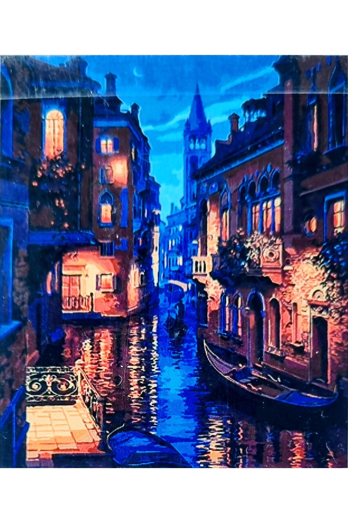 Hobiline 5D'li Elmas Boncuk Yapıştırma Taş İşleme Mozaik Goblen KİT "VENEDİK" 50x40 cm