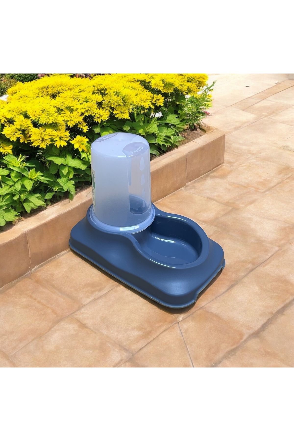 IRAK PLASTİK-Automatic Smart Food Container 1.5Lt Medium Size Pet Cat Dog Food Container with Gift 2