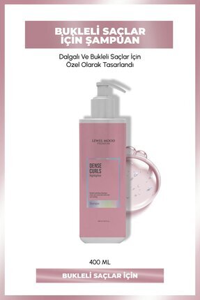LEVELMOD Dense Curls Bukleli Saçlar İçin Bakım Şampuanı 350ML