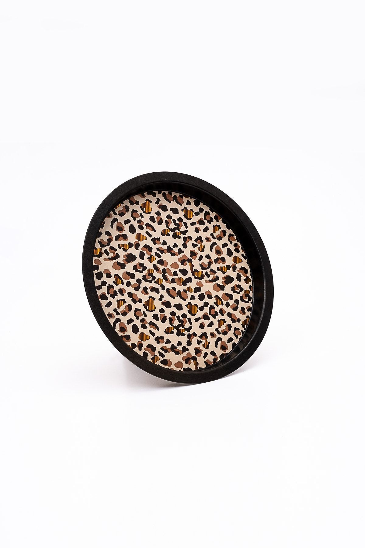EVLE-Ee197-v4 Leo Patterned Round Tray 32 Cm 3