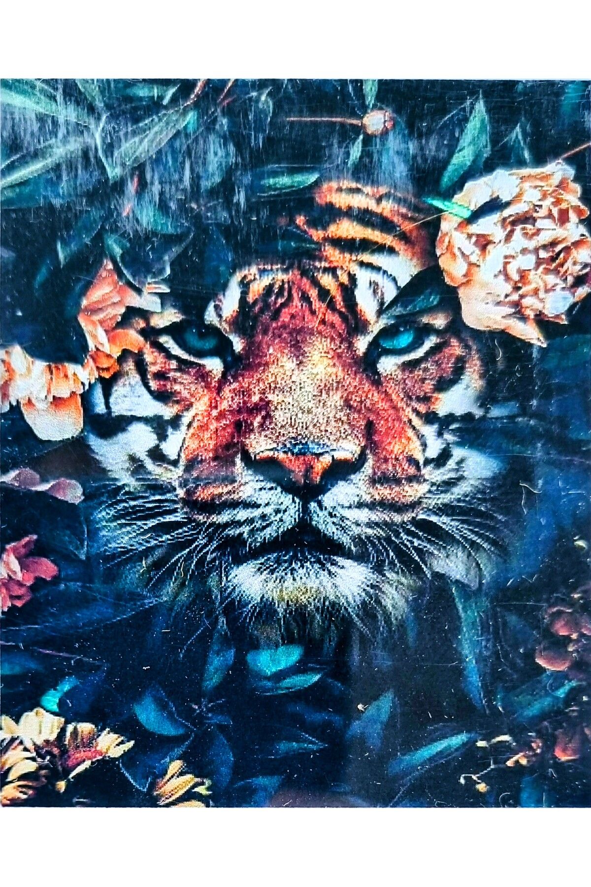 Hobiline 5D'li Elmas Boncuk Yapıştırma Taş İşleme Mozaik Goblen KİT "KAPLAN" 50x40 cm