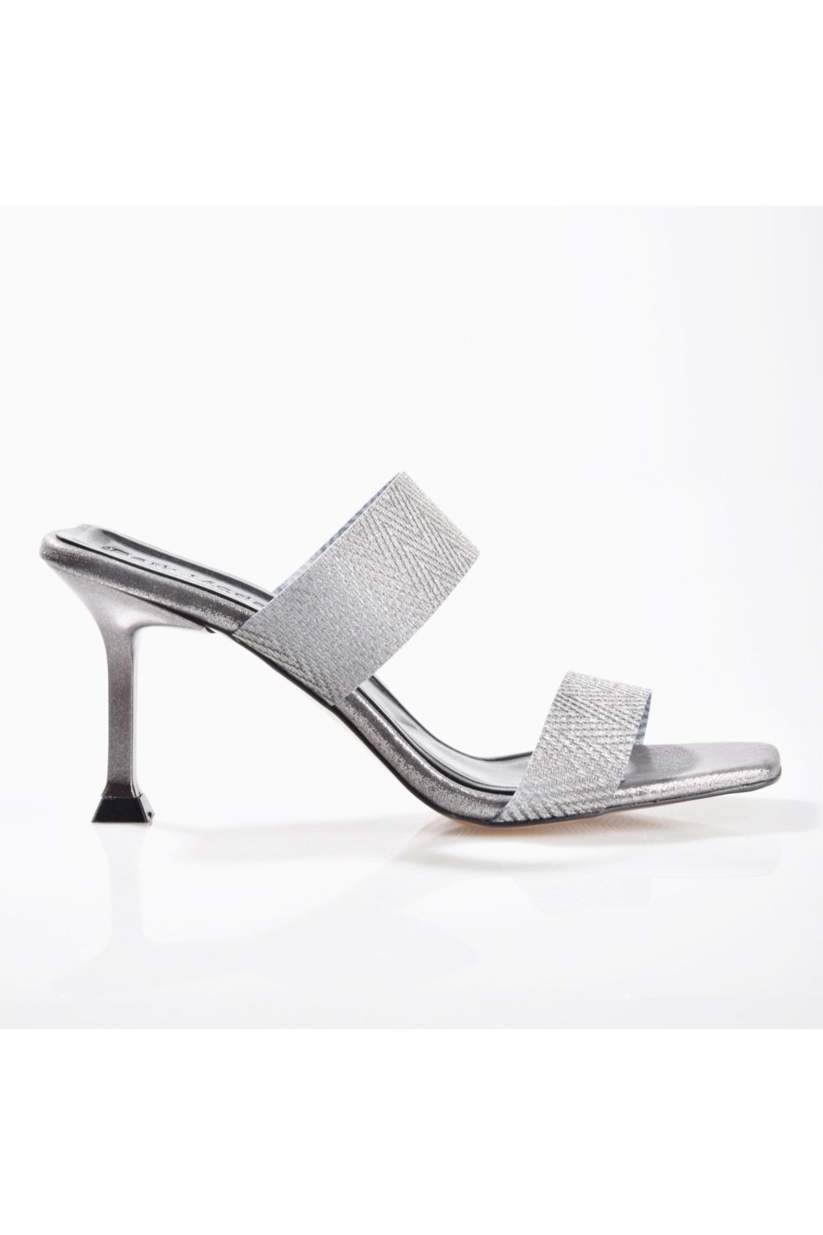 ERDAL KOÇYİĞİT AYAKKABI-Ek Park Moda K7045 Women's Heeled Slippers 1