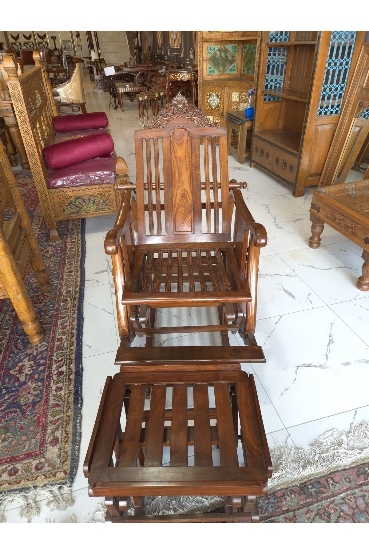 ABANOZ Ahşap salanan sandalye