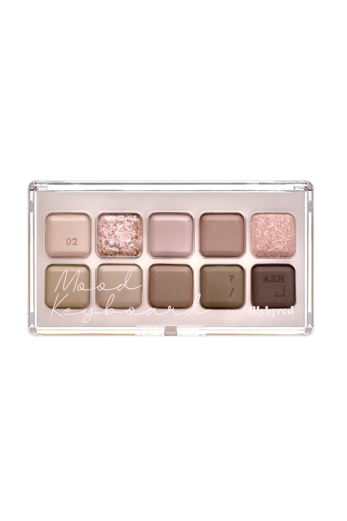lilybyred-Mood Keyboard / 10 Eyeshadow 02 Ash Mauve 3