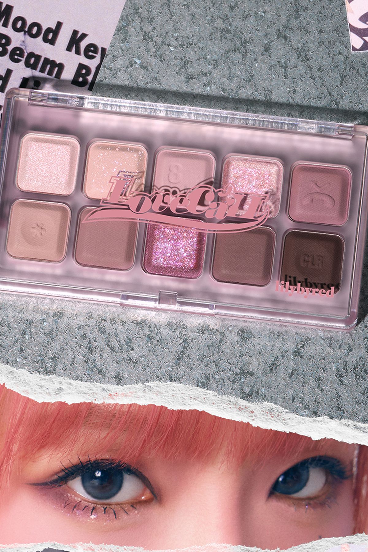 lilybyred-Mood Keyboard / 10 Eyeshadow 08 Lavender Dial 2