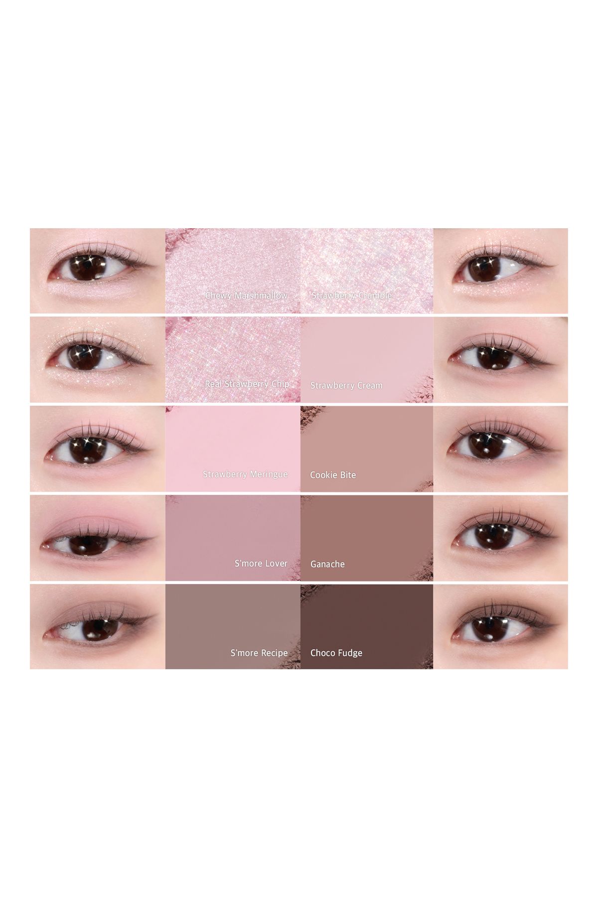 lilybyred-Mood Keyboard / 10 Eyeshadow 12 Strawberry Chip Smore 3