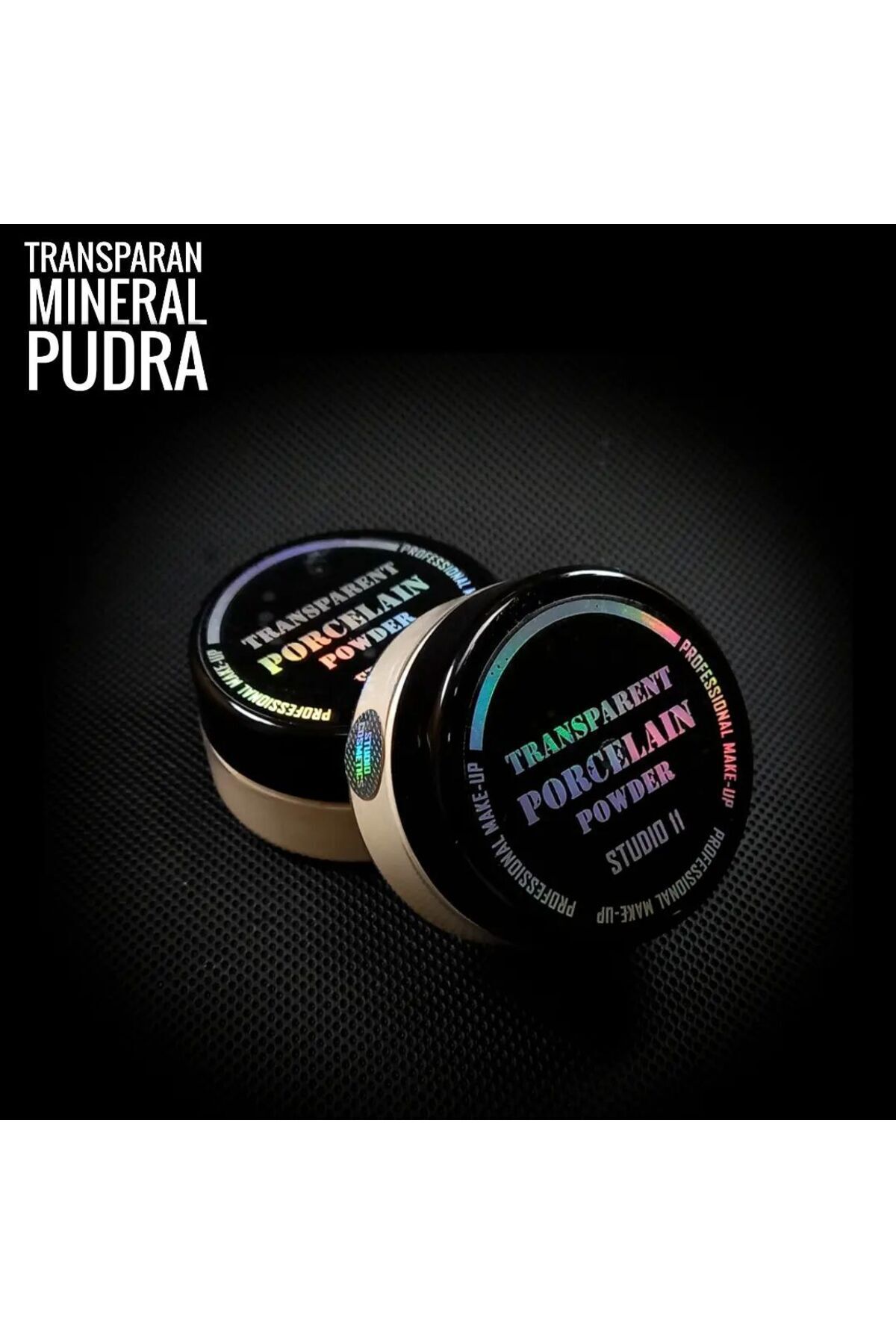 PRO 10 PRO ON-Intense Coverage Porcelain Foundation & Transparent Powder Set Number 3 6
