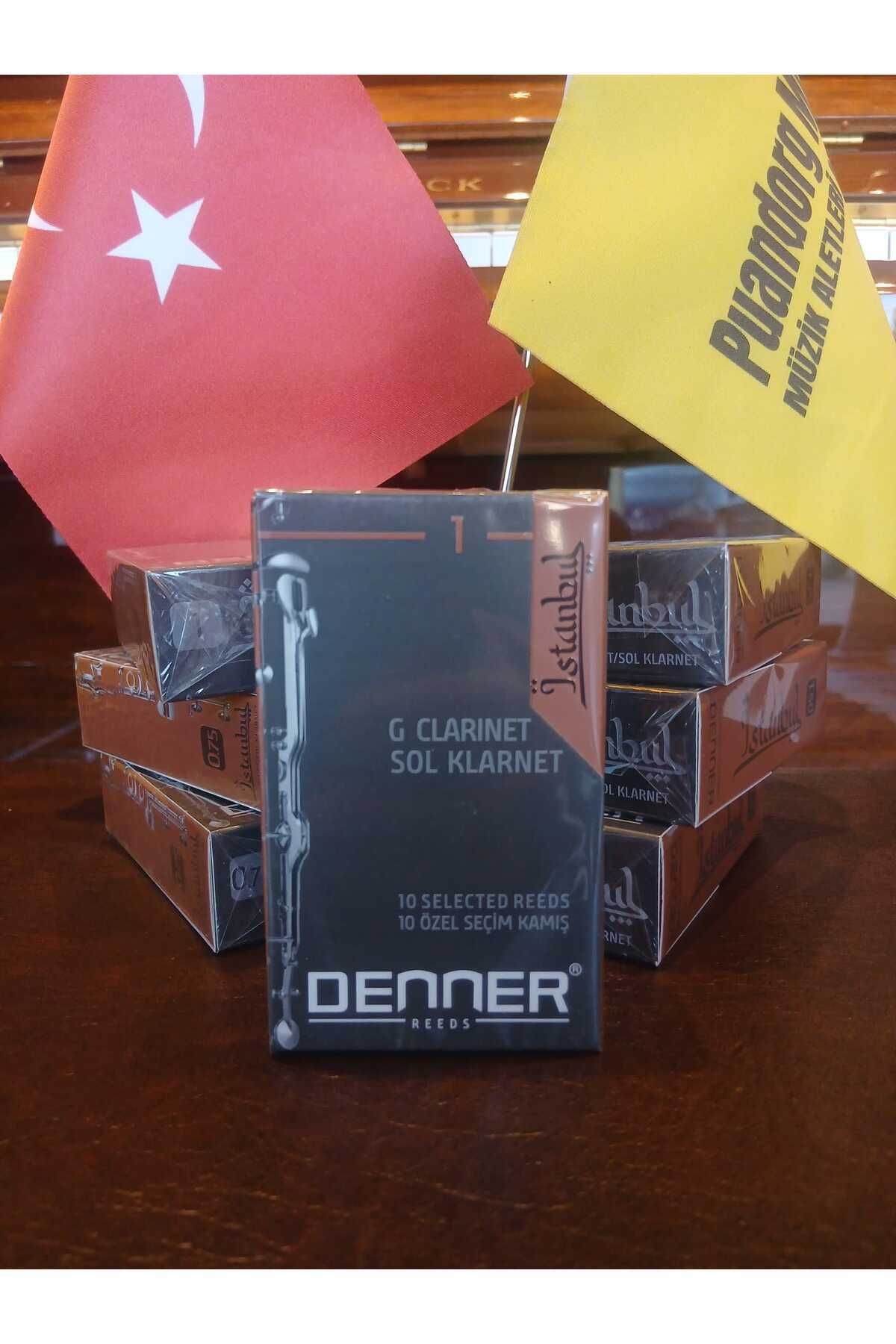 PUANDORG Denner Sol Klarnet Kamışı 1.0 Numara İstanbul Serisi. Yüksek kaliteli Klarnet Kamışı.