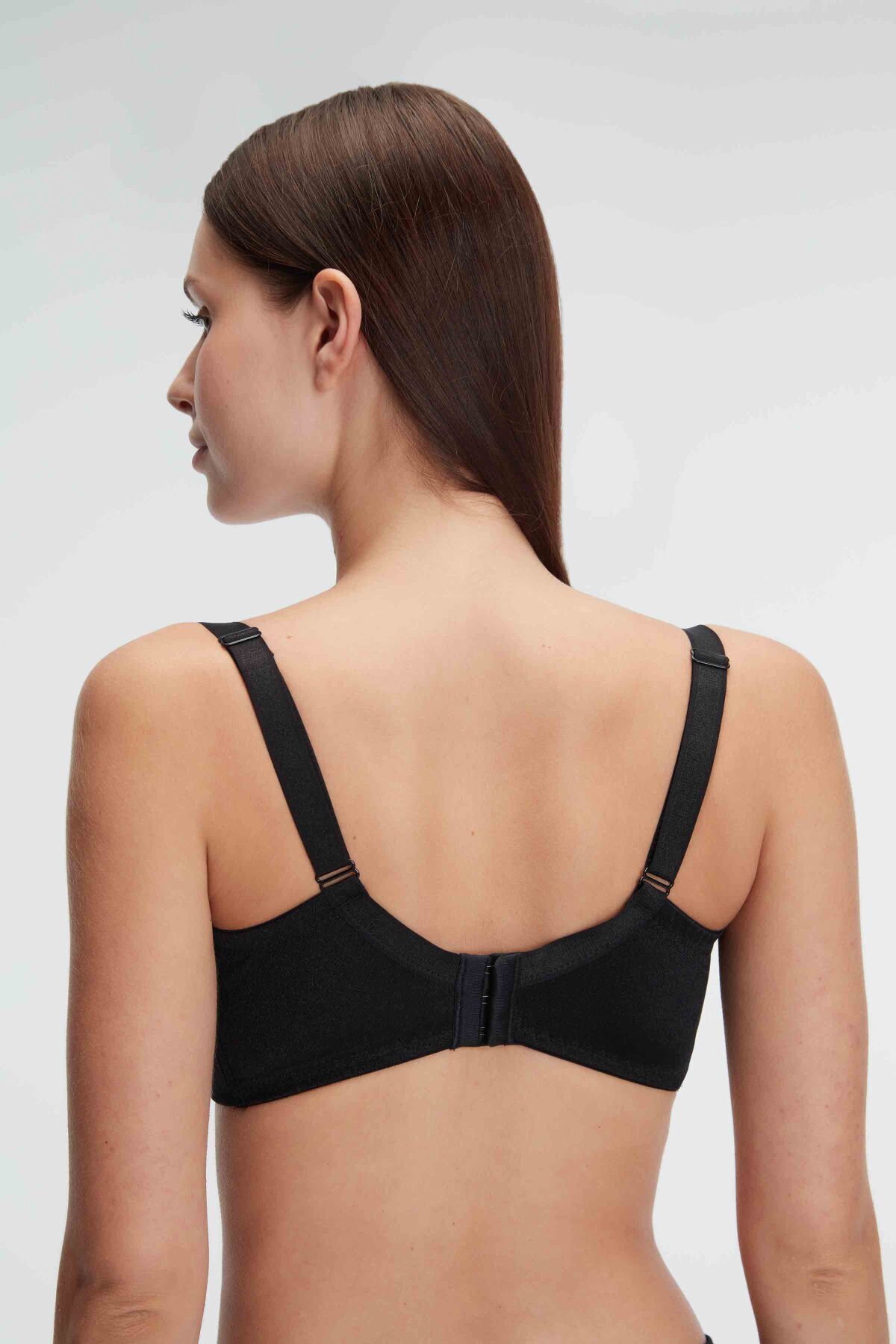 Anıl Lingerie-Sutien cu sârmă din dantelă din satin cu sârmă pentru femei, fără bretele, minimizator, 3633 4