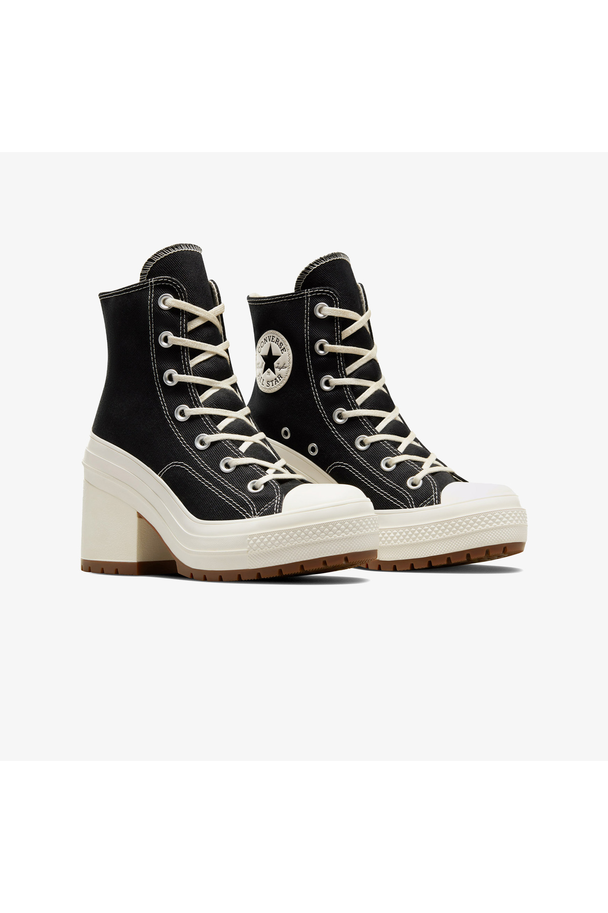 Converse  Chuck 70 De Luxe Heel Unisex Siyah/Krem Sneaker - Görsel 2