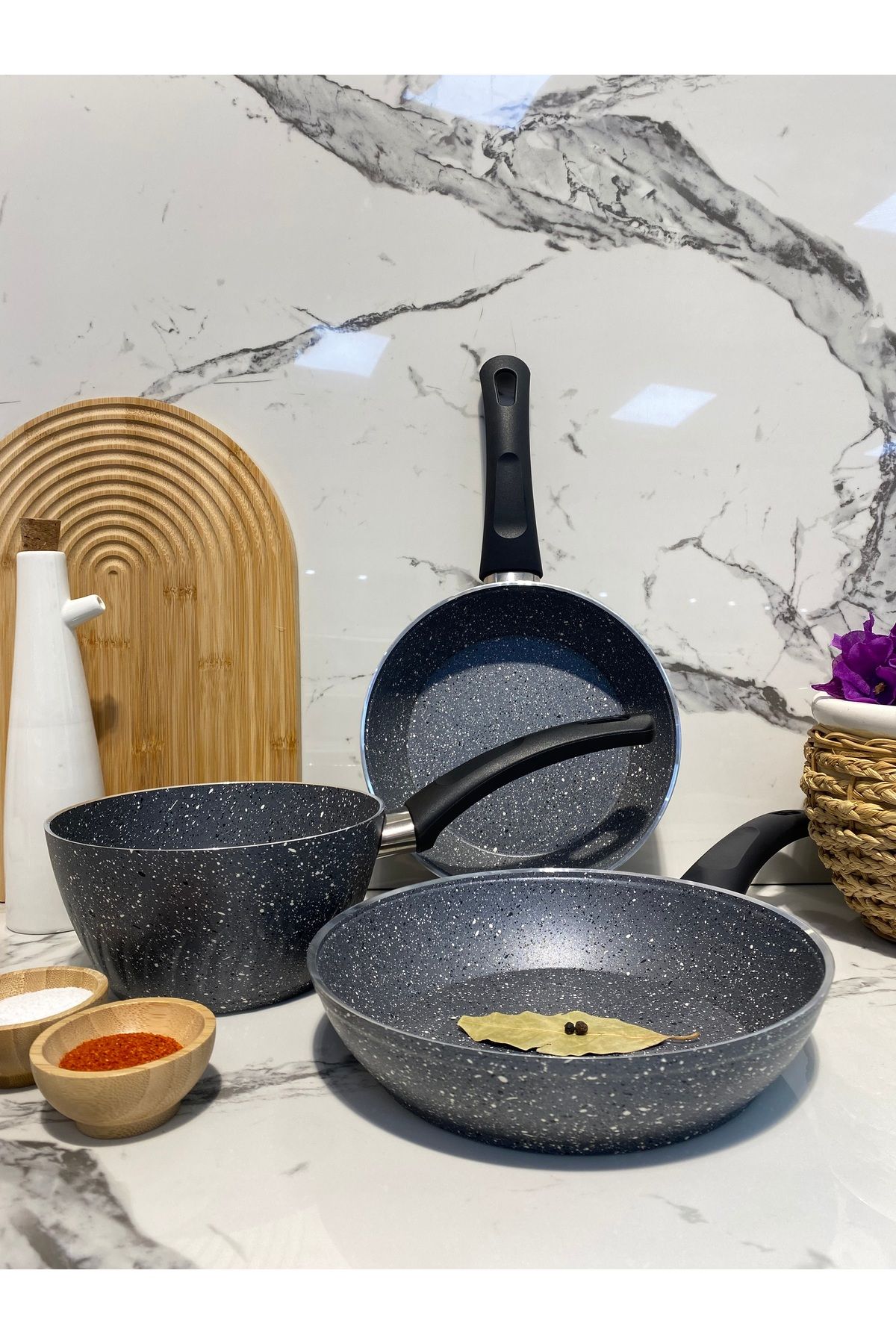 VERONİ Veronia Granit Kahvaltılık Set-2