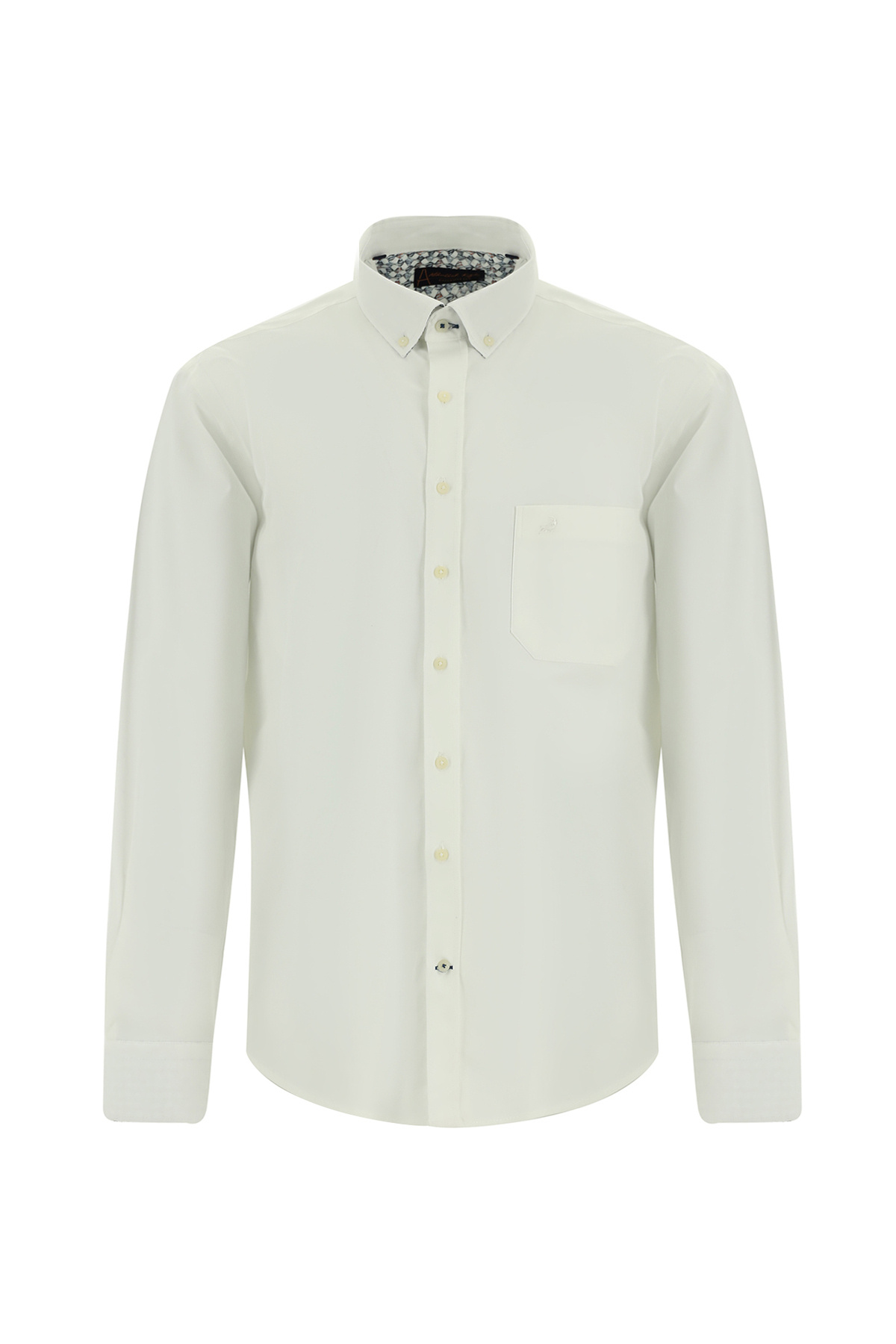 کیگیلی پیراهن نخی طرح‌دار آستین بلند معمولی