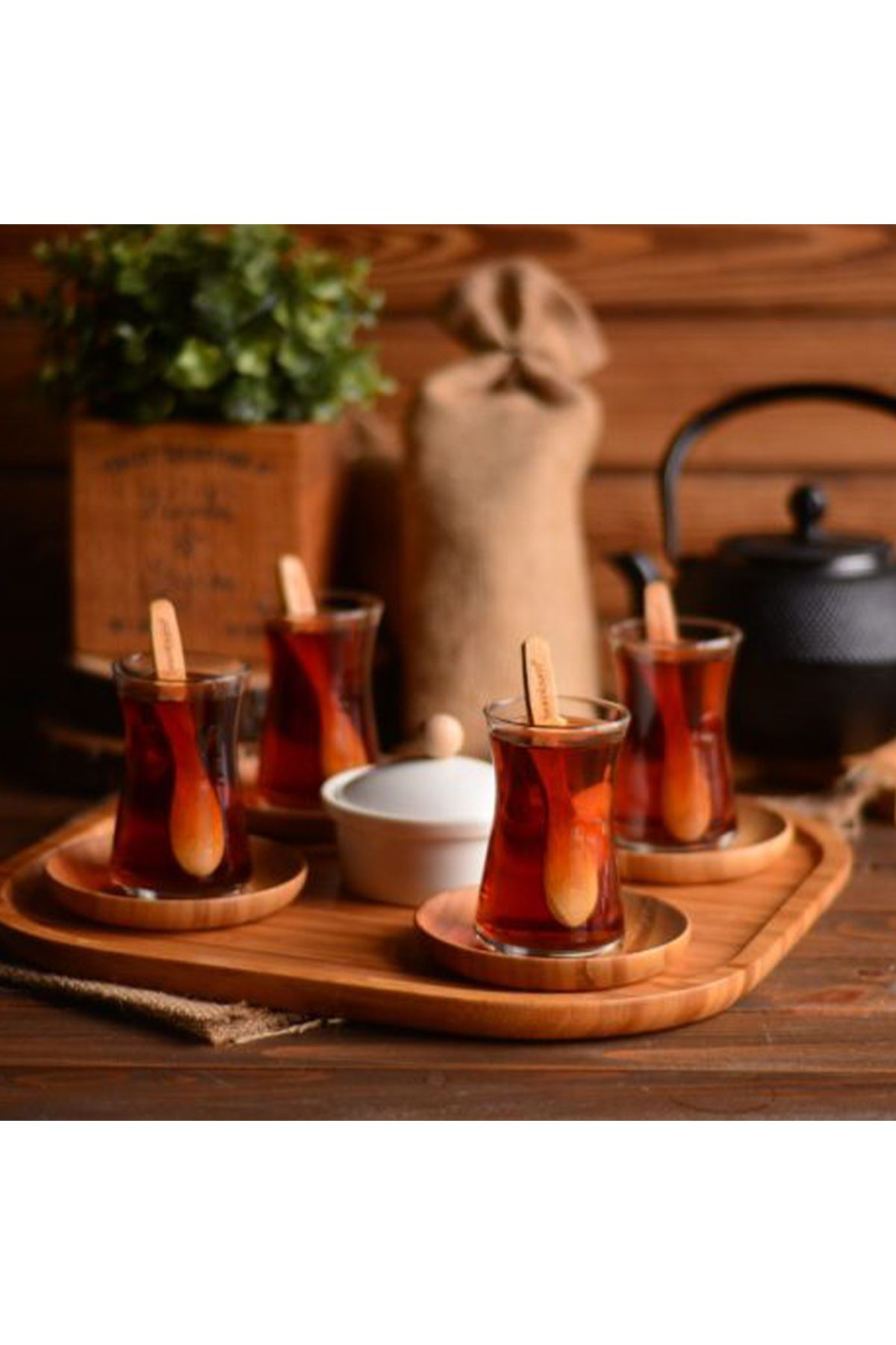 Bambum-Mocha Square Tray 3