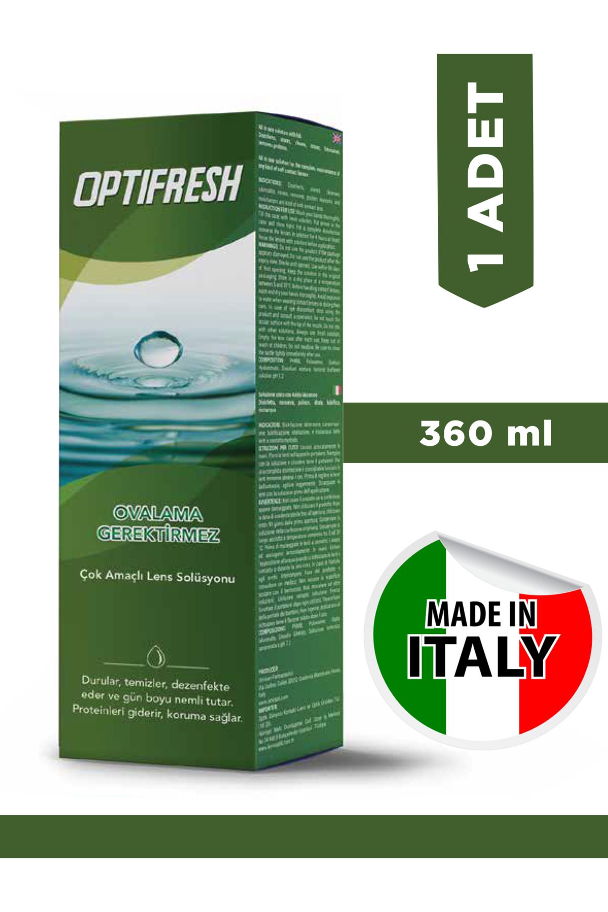 OPTIFRESH-Lens Solution 360ml + 360ml 2 Pieces 2