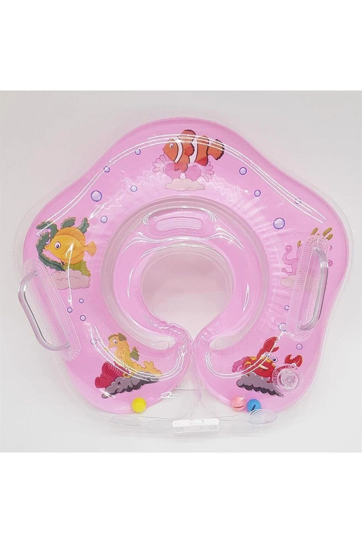 hazelin Kız Bebek Pembe Emniyet Kilitli Yüzme Boyun Simidi HZL25S-BR01