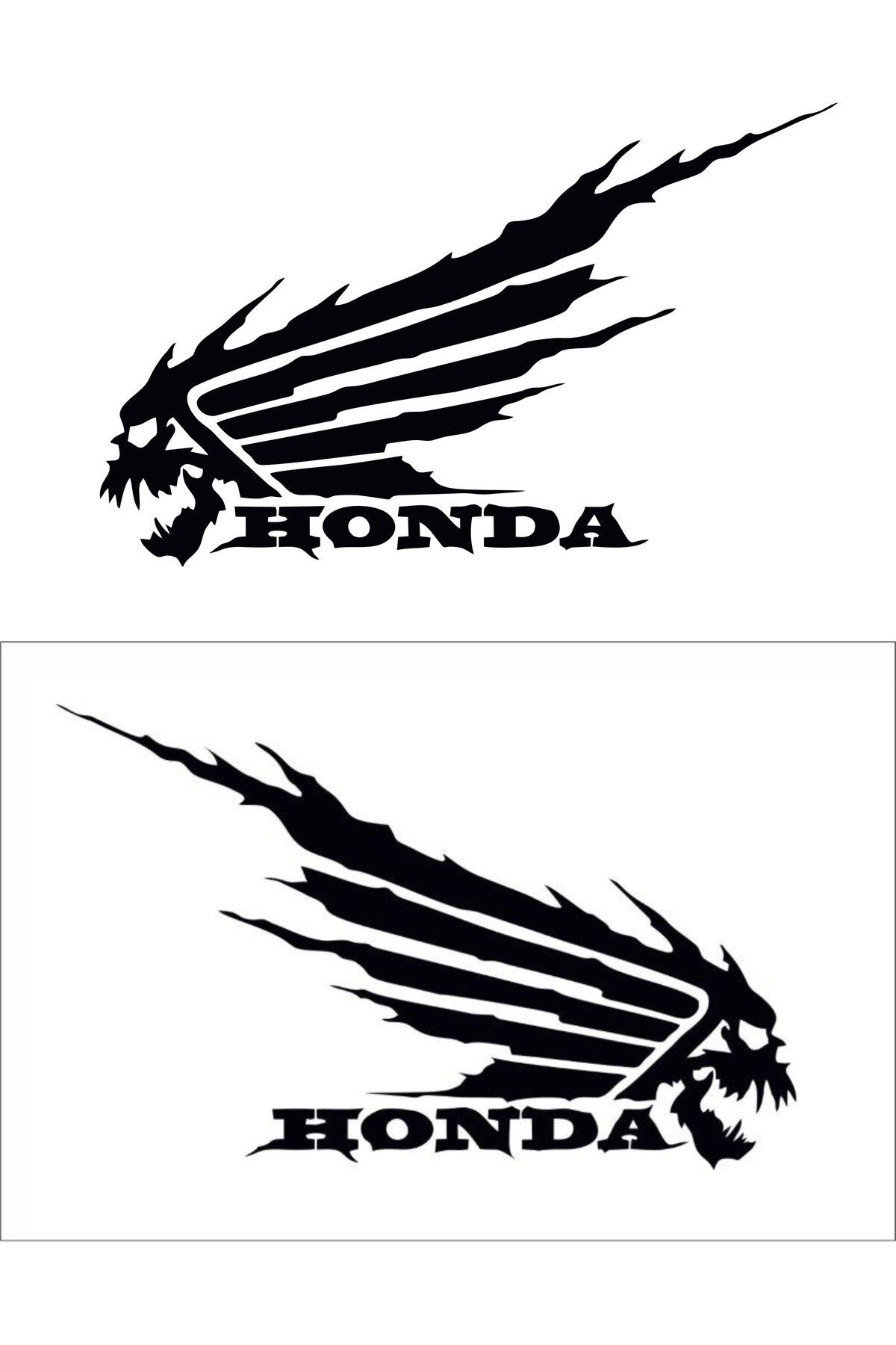 RVT Design Honda kuru kafa sticker