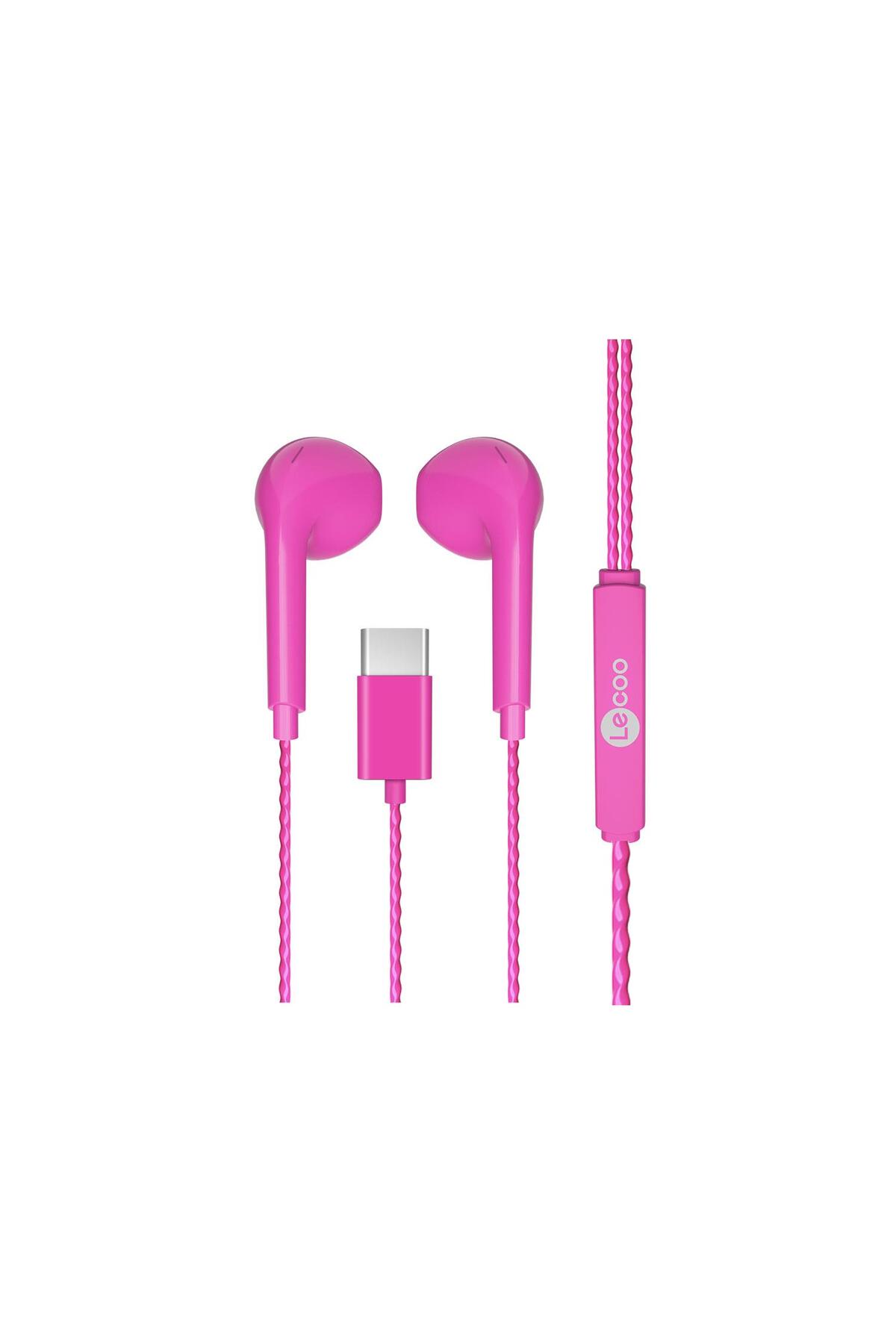 EH104 Wired Type-C In-Ear Earphone Pink