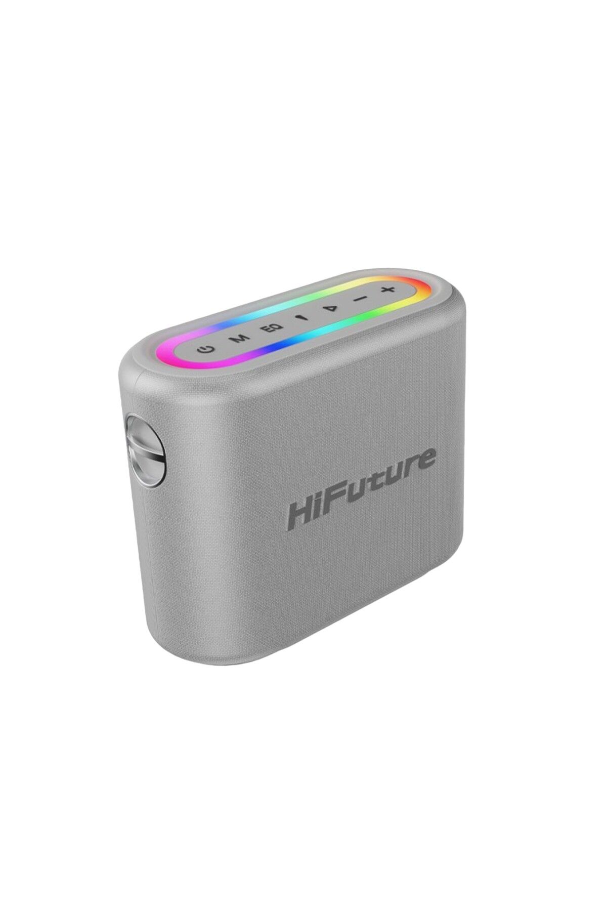 HiFuture-Vocalist 200 Bluetooth 5.0 100W Portable Karaoke System with Rgb Microphone Wireless Speaker Silver 4