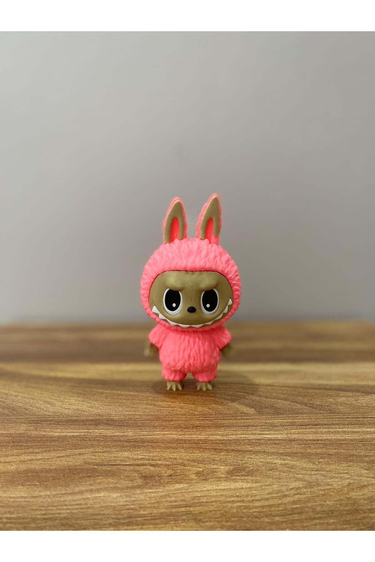 Ela Crafts Labubu Oyuncak Figür - 12 Cm Pembe