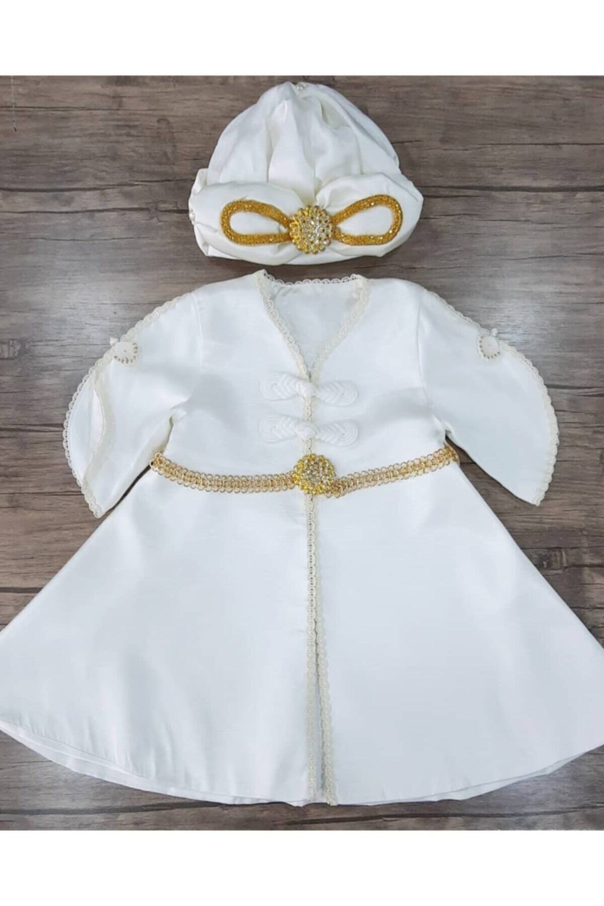 Calide Baby&Kids Osmanlı Tuğralı Erkek Bebek Kaftan Mevlüt Takımı / Sünnet Kıyafeti fotoğrafı 4 (önizleme)