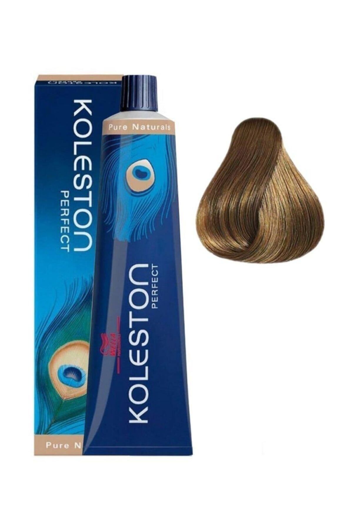 رنگ مو مردانه و زنانه KOLESTON PERFECT SUPER HAIR DYE 77.0 MIDDLE KUMRAL 60 میل. Wella