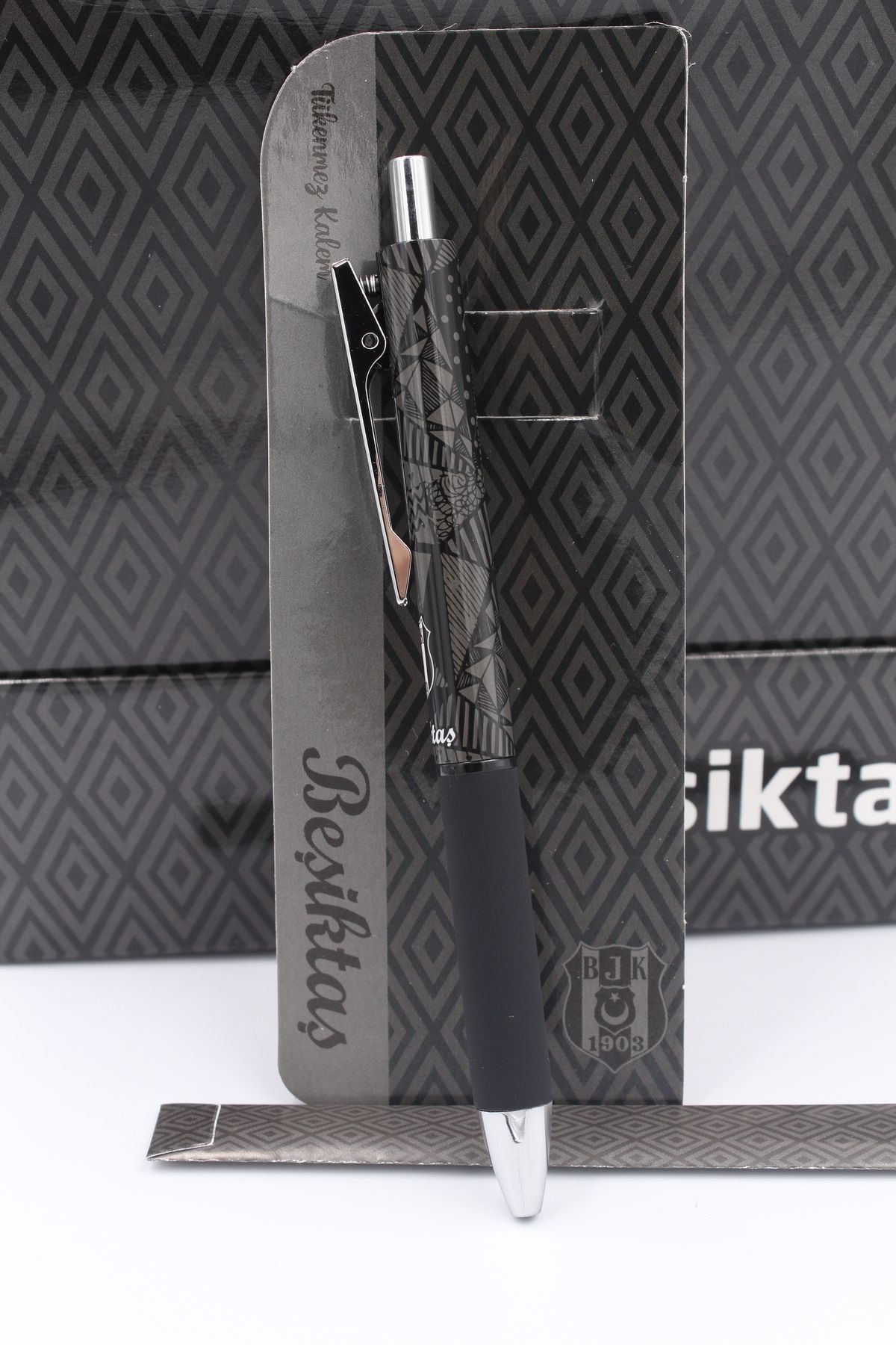 Beşiktaş-Licensing Hybrid Ink Mechanical Ball Point Pen with Refill Nib 4