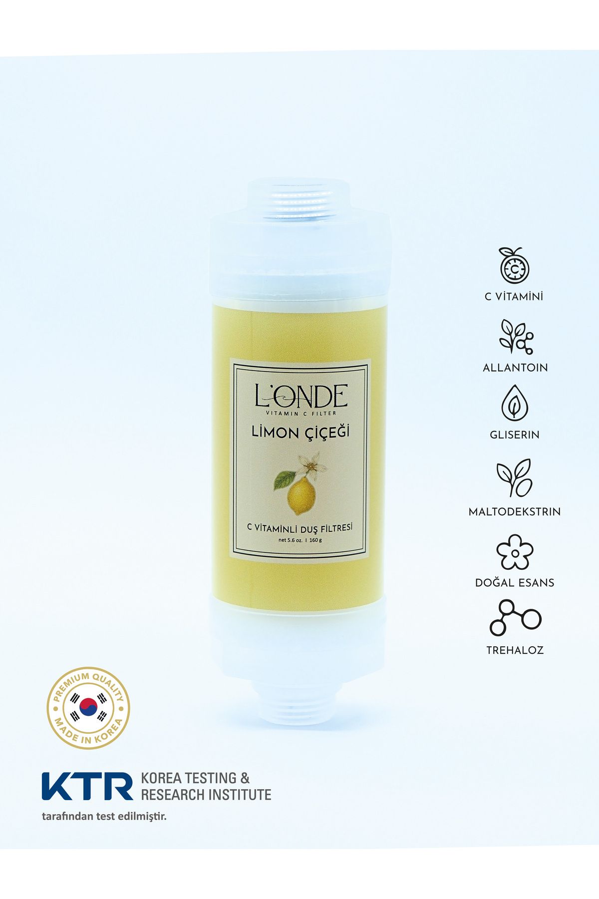 L'ONDE C Vitaminli Duş Filtresi Limon Çiçeği
