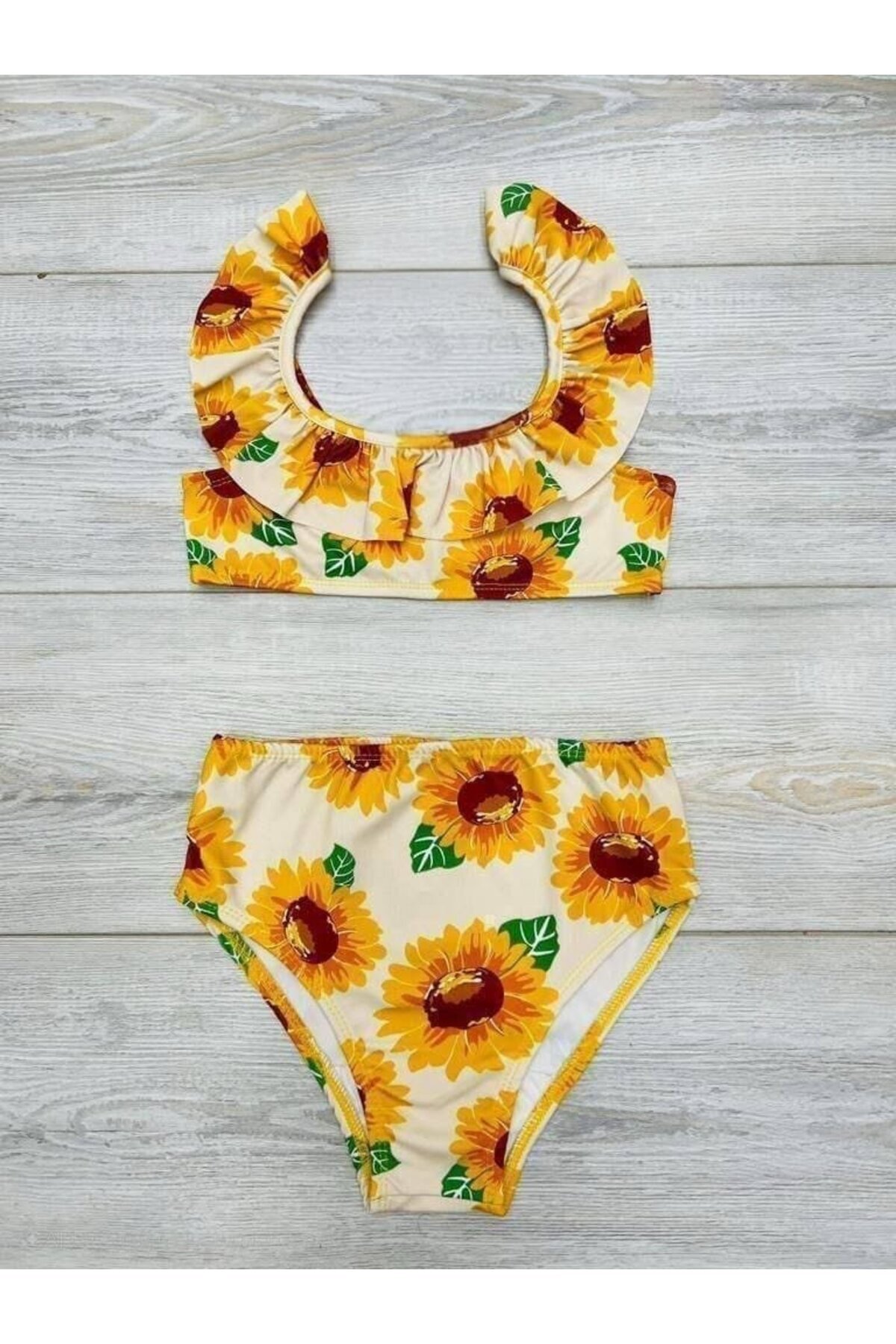 Yalçınoğlu Kids Kız Çocuk Mayo Takımı I Desenli ve Baskılı Kız Çocuklarına Özel Mayo Takımı I Çabuk Kuruma fotoğrafı 5 (önizleme)