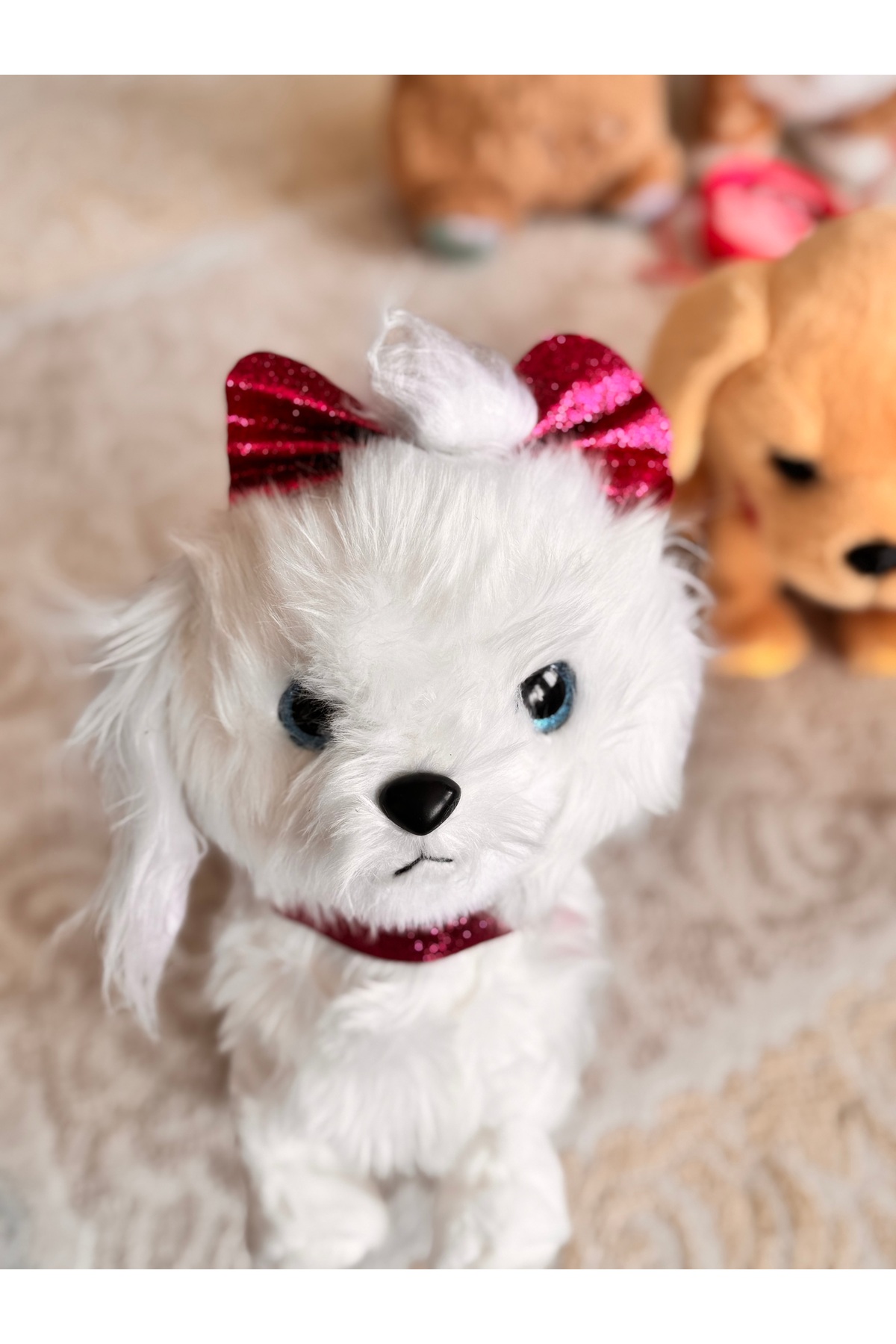 Happy Toys Müzikli yürüyen ses tekrarı yapan dokununca miyavlayan sese duyarlı büyük boy kumandalı kedi oyuncak fotoğrafı 5 (önizleme)