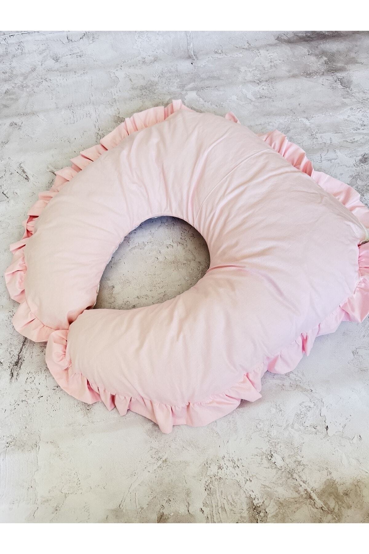 JUNİPERUS Fırfırlı Emzirme Yastığı Ve Destek Minderi Çift Taraflı %100 Pamuk Kumaş fotoğrafı 3 (önizleme)