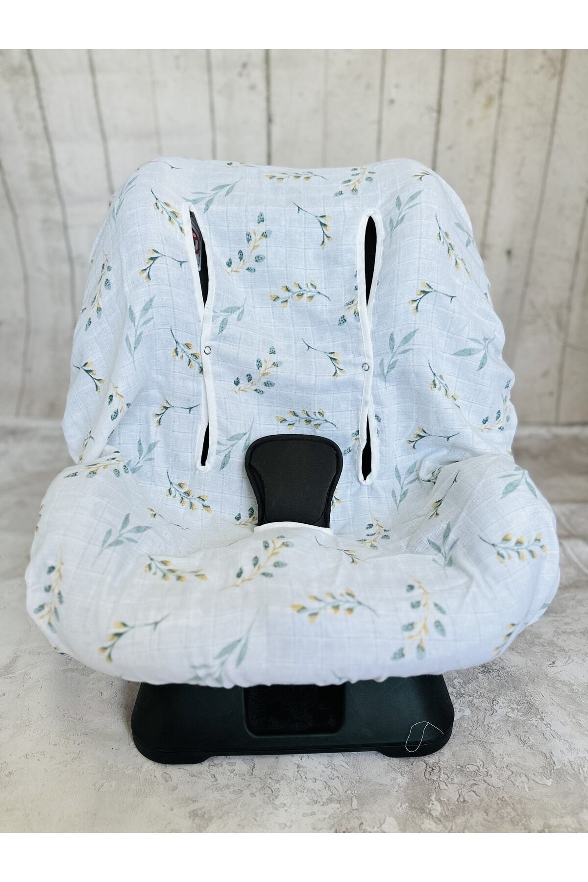 JUNİPERUS Bebek Müslin Oto Koltuk Puset Kılıfı Lastikli fotoğrafı 3 (önizleme)