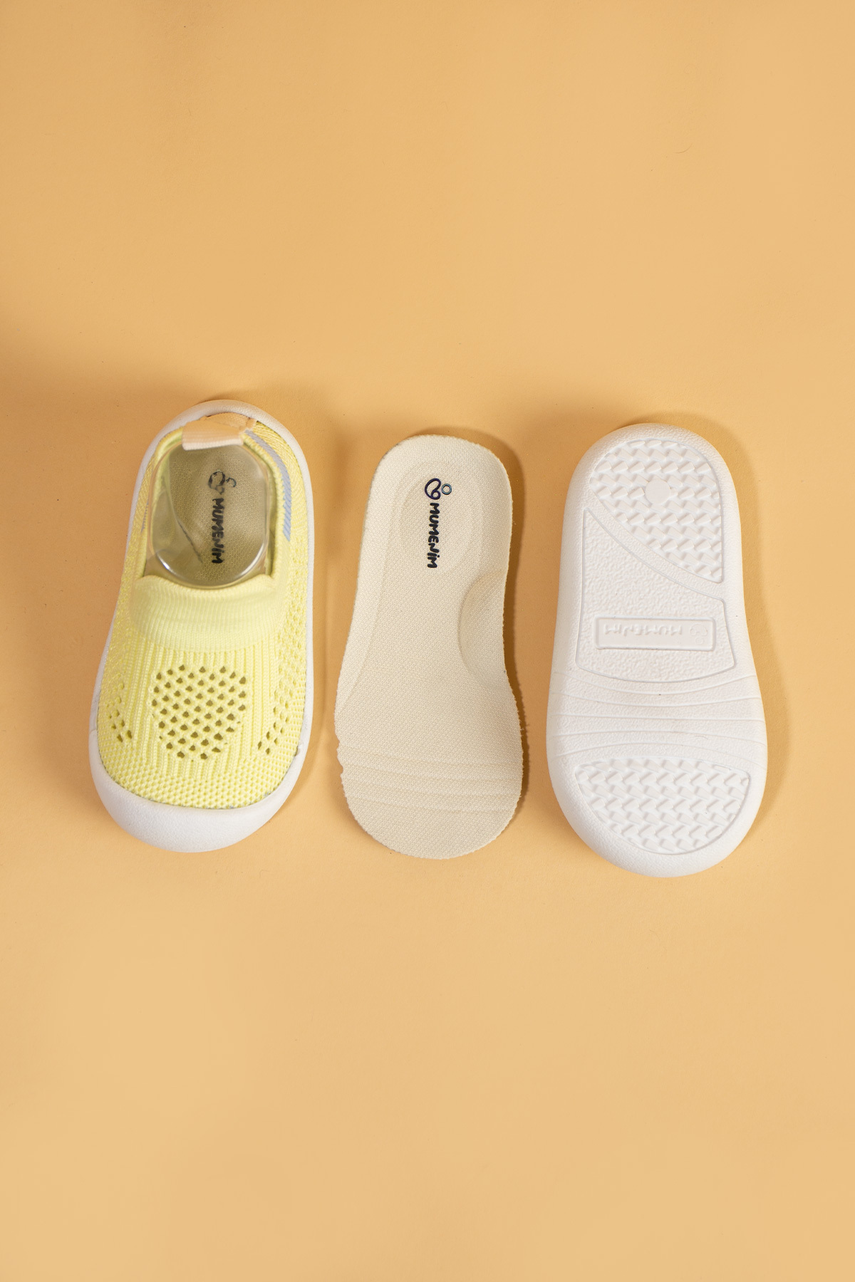 Mumenim Luuq Bebek - Çocuk Esnek Ortopedik Yumuşak Taban Şık Sarı İlk Adım Spor Ayakkabısı - Spor Sneaker fotoğrafı 5 (önizleme)