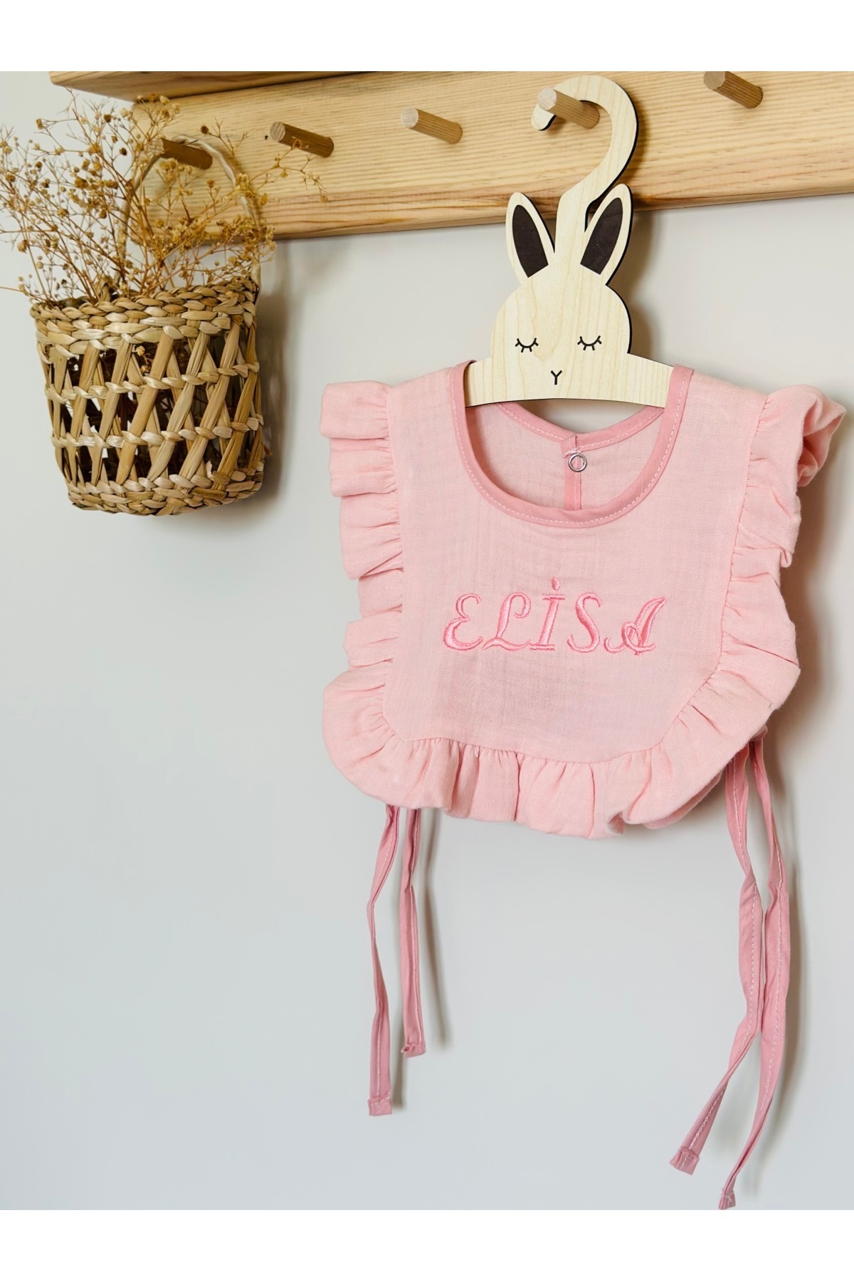 JUNİPERUS Kişiye Özel  Multı Müslin Bebek Salya Önlük & Fular  %100 Organik Pamuk fotoğrafı 5 (önizleme)