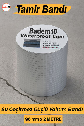 Badem10 Çatı Izolasyon 9.6 Cm X 2 Mt Su Sızdırmazlık Geçirmezlik Yalıtım Çamu...
