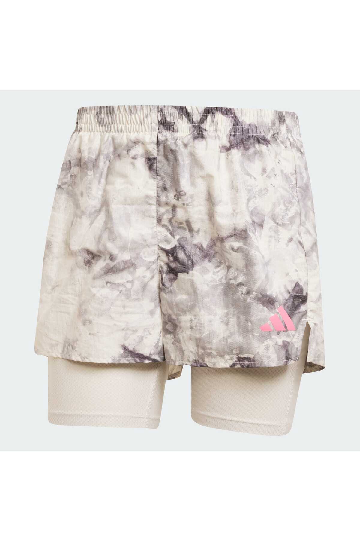 adidas-Own the Run Spray Dye 2-in-1 Shorts 3
