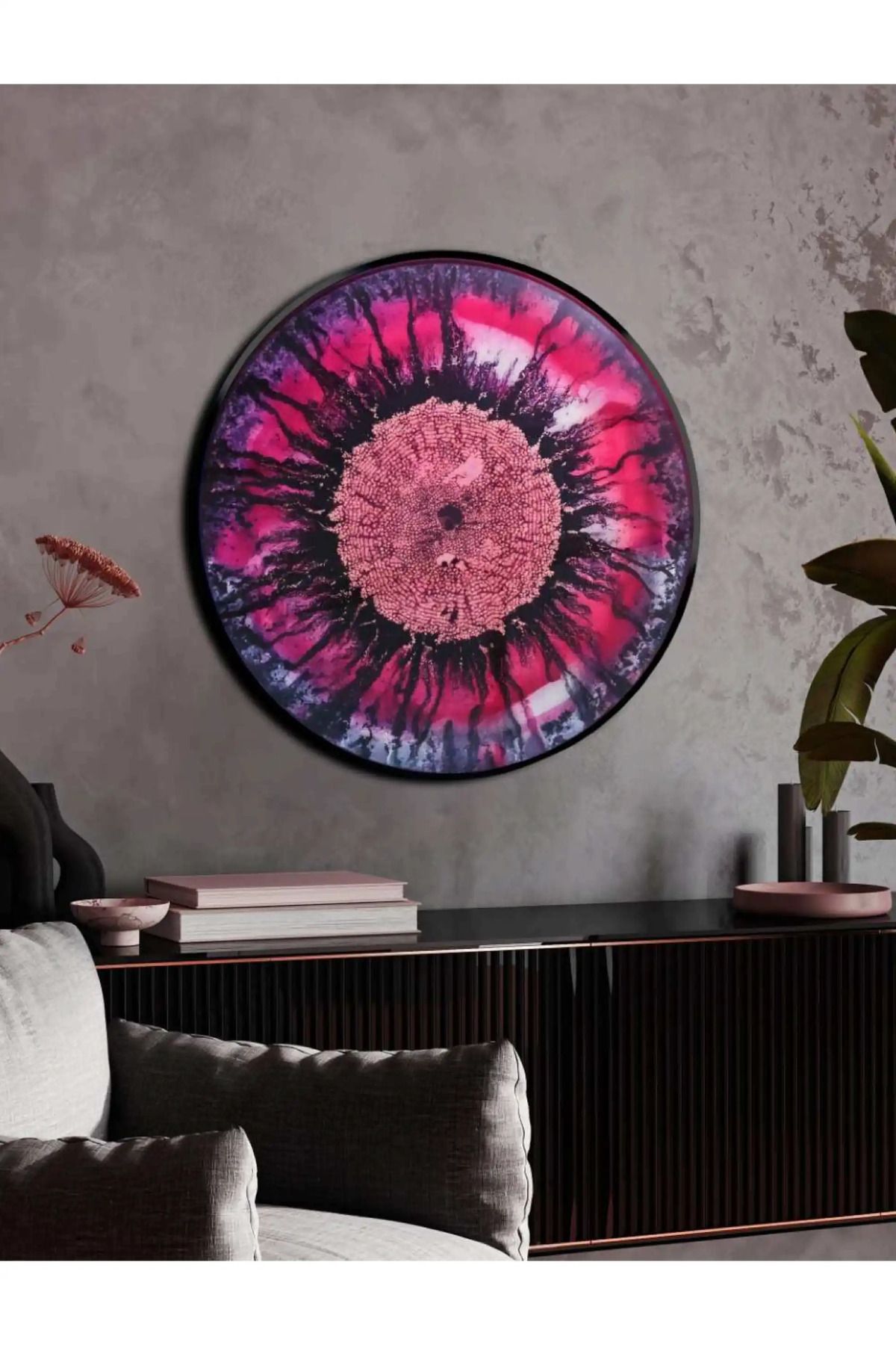 bds art sanatı evinize taşır Pembe Enerji Spektrum™ Serisi Işıklı Tablo